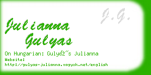 julianna gulyas business card